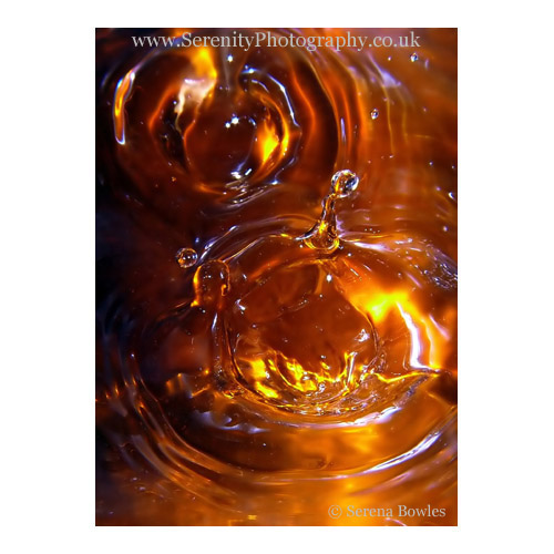 Abstract image: splash of water