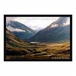 The famous valley in Scotland; a sight to wonder at.
