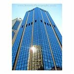 Stylish shot of towering office blocks, relfected in each other's windows. Sydney, Australia