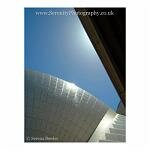 An unusual perspective on the Sydney Opera House, Australia.