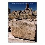 The impressive ruins at Ba'albeck, in the Lebenon.
